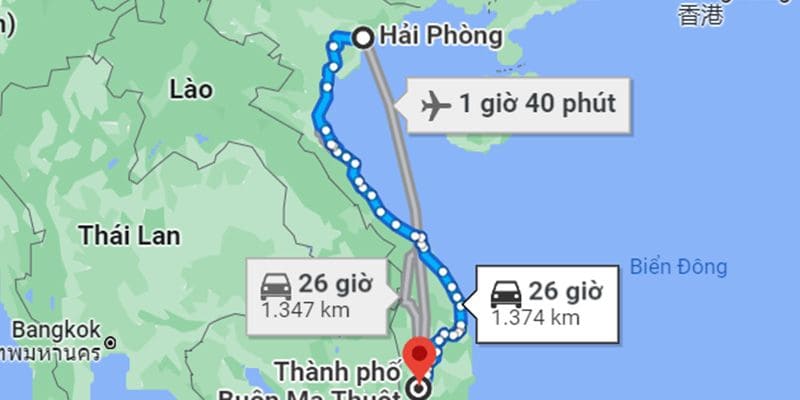 Giới thiệu về chuyến bay Đắk Lắk Hải Phòng 